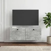 TV staliukas Sieninė TV spintelė Betono pilka 78,5 x 31 x 30 cm