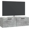 TV staliukas Sieninė TV spintelė Betono pilka 98 x 31 x 30 cm