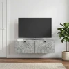 TV staliukas Sieninė TV spintelė Betono pilka 98 x 31 x 30 cm
