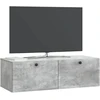 TV staliukas Sieninė TV spintelė Betono pilka 98 x 41 x 30 cm