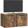 TV staliukas Sieninė TV spintelė Dūminio ąžuolo 59,5 x 31 x 30 cm