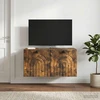 TV staliukas Sieninė TV spintelė Dūminio ąžuolo 59,5 x 41 x 30 cm