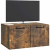 TV staliukas Sieninė TV spintelė Dūminio ąžuolo 59,5 x 41 x 30 cm