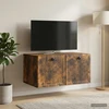 TV staliukas Sieninė TV spintelė Dūminio ąžuolo 59,5 x 41 x 30 cm