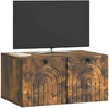 TV staliukas Sieninė TV spintelė Dūminio ąžuolo 59,5 x 41 x 30 cm