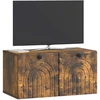 TV staliukas Sieninė TV spintelė Dūminio ąžuolo 59,5 x 31 x 30 cm