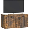 TV staliukas Sieninė TV spintelė Dūminio ąžuolo 59,5 x 31 x 30 cm