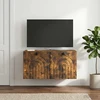 TV staliukas Sieninė TV spintelė Dūminio ąžuolo 59,5 x 31 x 30 cm