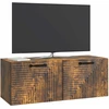 TV staliukas Sieninė TV spintelė Dūminio ąžuolo 78,5 x 31 x 30 cm