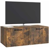 TV staliukas Sieninė TV spintelė Dūminio ąžuolo 78,5 x 41 x 30 cm
