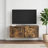 TV staliukas Sieninė TV spintelė Dūminio ąžuolo 78,5 x 31 x 30 cm