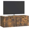 TV staliukas Sieninė TV spintelė Dūminio ąžuolo 78,5 x 31 x 30 cm