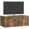 TV staliukas Sieninė TV spintelė Dūminio ąžuolo 78,5 x 41 x 30 cm