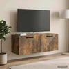 TV staliukas Sieninė TV spintelė Dūminio ąžuolo 78,5 x 31 x 30 cm