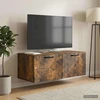 TV staliukas Sieninė TV spintelė Dūminio ąžuolo 78,5 x 41 x 30 cm