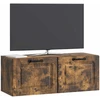 TV staliukas Sieninė TV spintelė Dūminio ąžuolo 78,5 x 31 x 30 cm