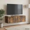 TV staliukas Sieninė TV spintelė Dūminio ąžuolo 98 x 31 x 30 cm
