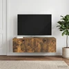 TV staliukas Sieninė TV spintelė Dūminio ąžuolo 98 x 41 x 30 cm
