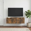 TV staliukas Sieninė TV spintelė Dūminio ąžuolo 98 x 41 x 30 cm