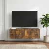 Sieninė TV spintelė Dūminio ąžuolo 98 x 31 x 30 cm