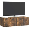 TV staliukas Sieninė TV spintelė Dūminio ąžuolo 99 x 41 x 30 cm