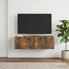 TV staliukas Sieninė TV spintelė Dūminio ąžuolo 99 x 41 x 30 cm