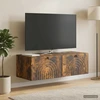 TV staliukas Sieninė TV spintelė Dūminio ąžuolo 99 x 41 x 30 cm