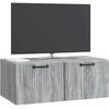 TV staliukas Sieninė TV spintelė Pilka sonoma ąžuolo 78,5 x 41 x 30 cm