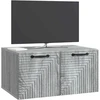 TV staliukas Sieninė TV spintelė Pilka sonoma ąžuolo 59,5 x 41 x 30 cm
