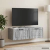 TV staliukas Sieninė TV spintelė Pilka sonoma ąžuolo 98 x 31 x 30 cm