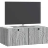 TV staliukas Sieninė TV spintelė Pilka sonoma ąžuolo 78,5 x 41 x 30 cm