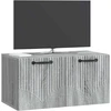 TV staliukas Sieninė TV spintelė Pilka sonoma ąžuolo 59,5 x 31 x 30 cm