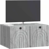 TV staliukas Sieninė TV spintelė Pilka sonoma ąžuolo 59,5 x 41 x 30 cm