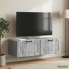 TV staliukas Sieninė TV spintelė Pilka sonoma ąžuolo 98 x 41 x 30 cm