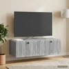 TV staliukas Sieninė TV spintelė Pilka sonoma ąžuolo 98 x 41 x 30 cm