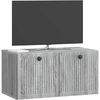 TV staliukas Sieninė TV spintelė Pilka sonoma ąžuolo 59,5 x 31 x 30 cm