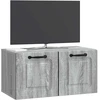 TV staliukas Sieninė TV spintelė Pilka sonoma ąžuolo 59,5 x 31 x 30 cm