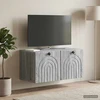 TV staliukas Sieninė TV spintelė Pilka sonoma ąžuolo 59,5 x 31 x 30 cm