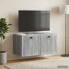TV staliukas Sieninė TV spintelė Pilka sonoma ąžuolo 59,5 x 31 x 30 cm