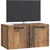TV staliukas Sieninė TV spintelė Sendintos medienos 59,5 x 31 x 30 cm