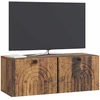TV staliukas Sieninė TV spintelė Sendintos medienos 78,5 x 31 x 30 cm