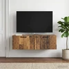 TV staliukas Sieninė TV spintelė Sendintos medienos 98 x 41 x 30 cm
