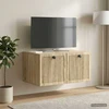 TV staliukas Sieninė TV spintelė Sonoma ąžuolas 59,5 x 41 x 30 cm