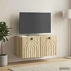 TV staliukas Sieninė TV spintelė Sonoma ąžuolas 59,5 x 31 x 30 cm