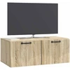 TV staliukas Sieninė TV spintelė Sonoma ąžuolas 78,5 x 41 x 30 cm
