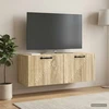TV staliukas Sieninė TV spintelė Sonoma ąžuolas 78,5 x 31 x 30 cm