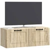 TV staliukas Sieninė TV spintelė Sonoma ąžuolas 78,5 x 31 x 30 cm