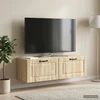 TV staliukas Sieninė TV spintelė Sonoma ąžuolas 98 x 31 x 30 cm