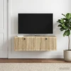 TV staliukas Sieninė TV spintelė Sonoma ąžuolas 98 x 41 x 30 cm