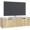 TV staliukas Sieninė TV spintelė Sonoma ąžuolas 98 x 31 x 30 cm